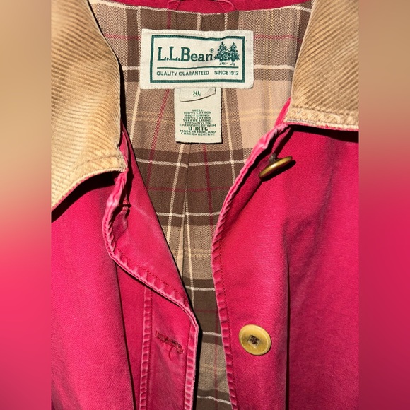 Vintage LLBean Warm-up Jacket from the 1980'S and 1990s, a padded puffer jacket, size XL, for men. Nylon navy blue type Vintage Second Hand